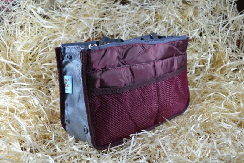 Сумка-органайзер в дорожную сумку Bag in bag Maxi 27x17 Burgundy (100577) - фото 4 Сумка-органайзер в дорожную сумку Bag in bag Maxi 27x17 Burgundy (100577) - фото 4