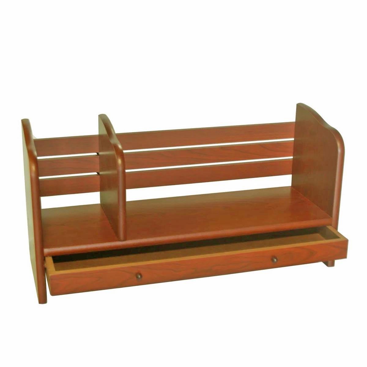 Полка книжная настольная из дерева Дориан Охра (КПА-010504)