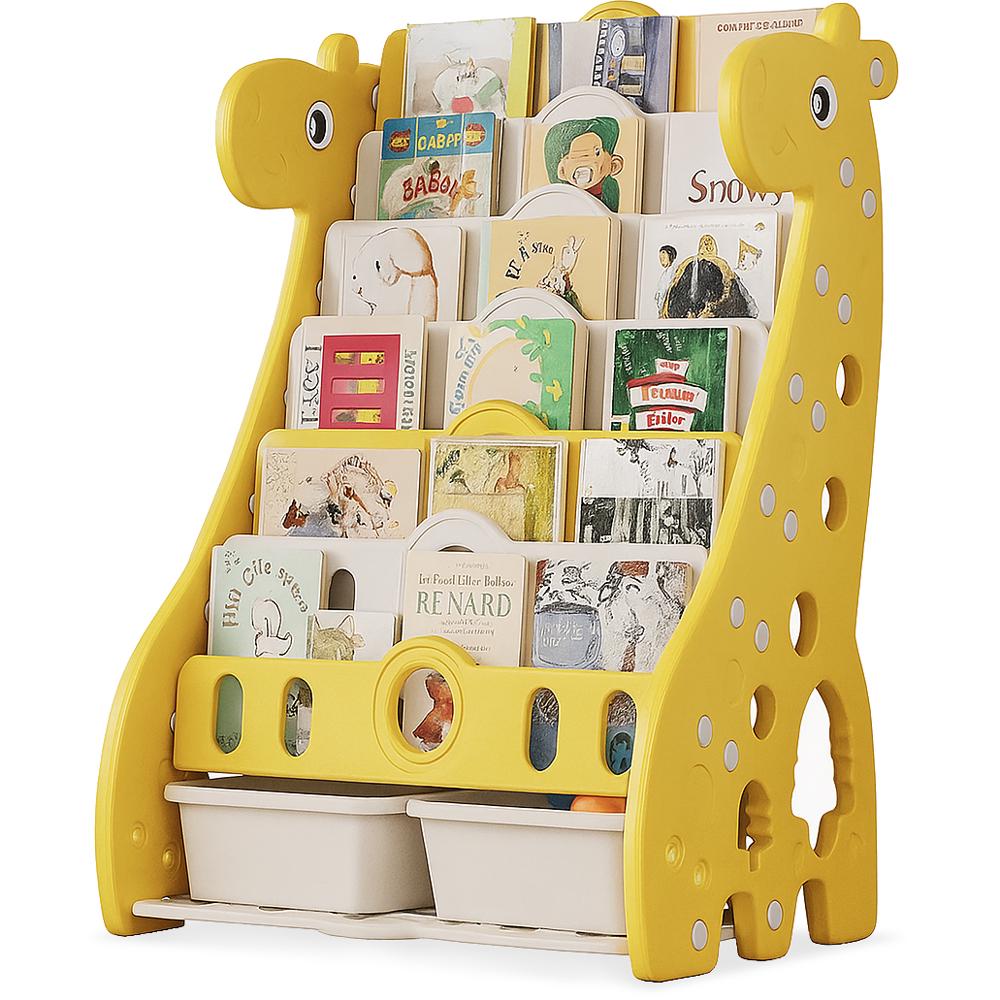 Стеллаж Mealux Raffo Yellow (KD-E042 Yellow)