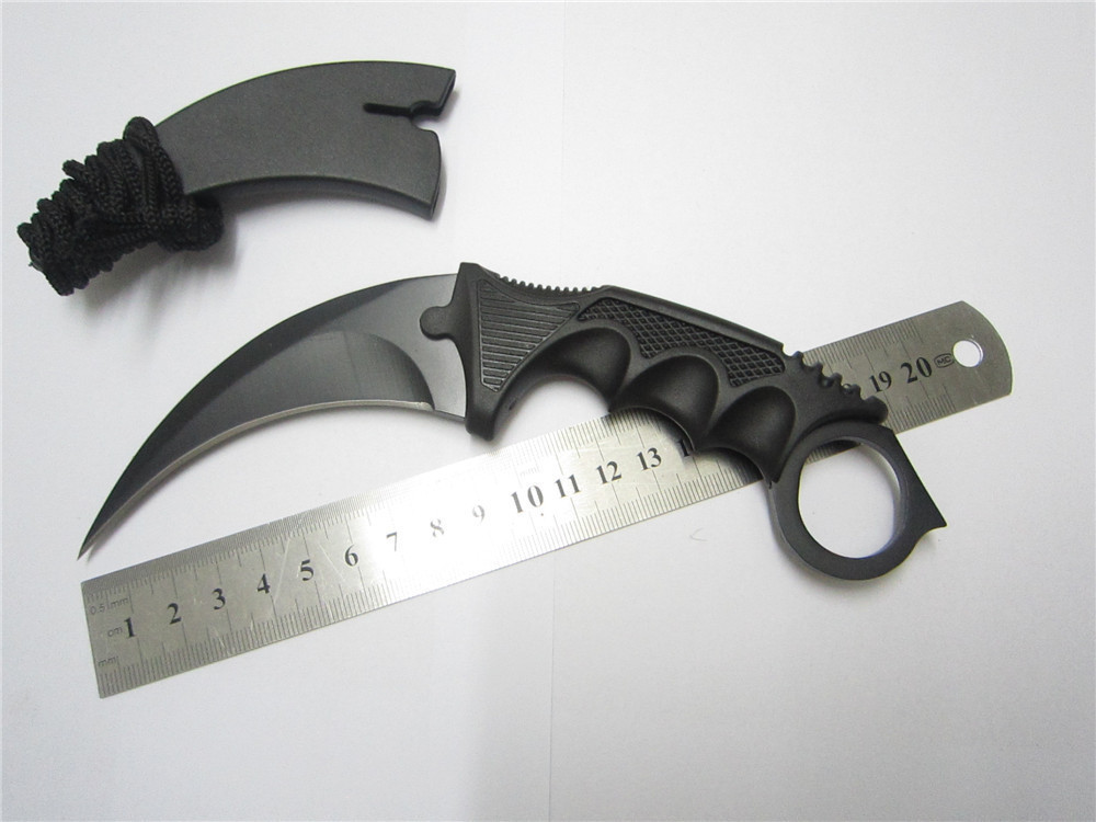 Нож керамбит CS GО Karambit Черный (1002621-Black-0) - фото 4