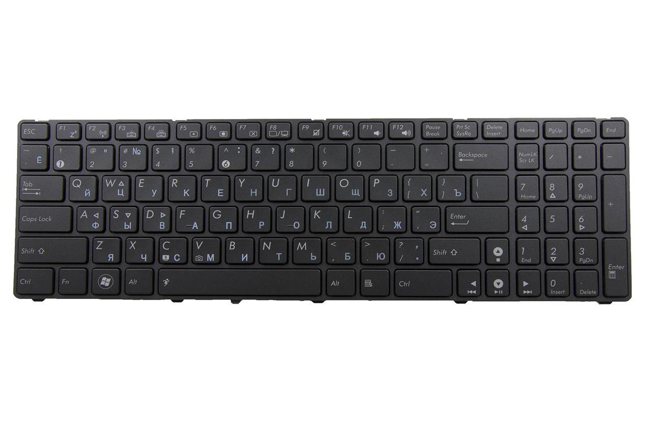 Клавиатура для ноутбука Asus X61 X61Q с подсветкой клавиш матовая (04GNV32KRU00)