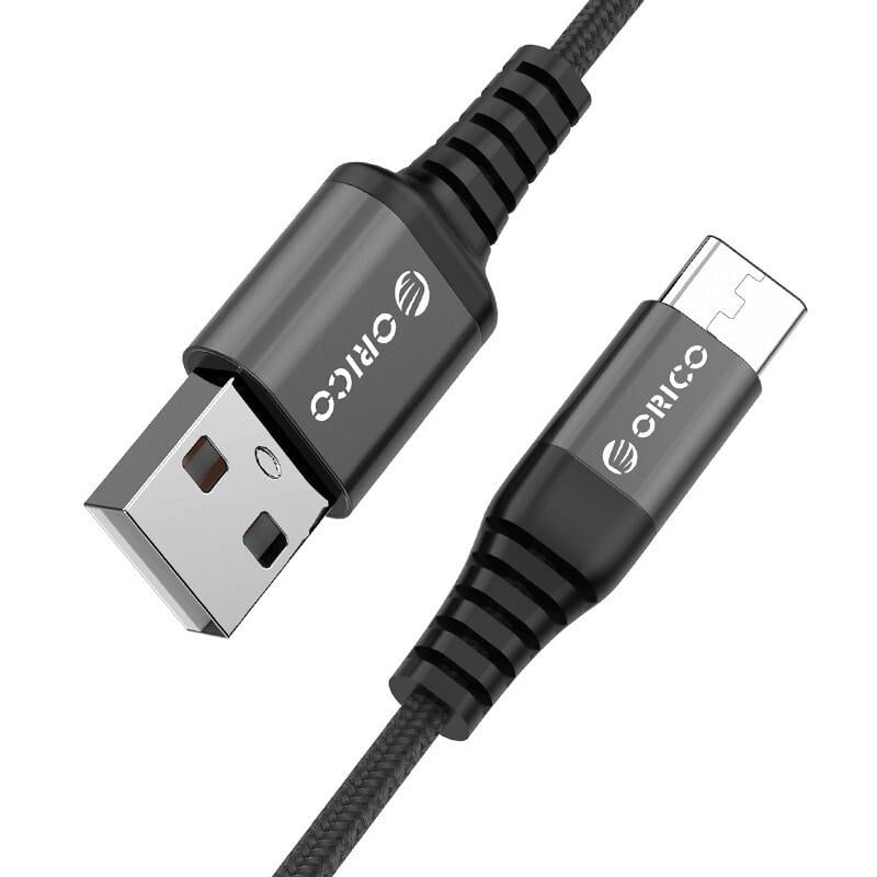 Кабель USB Type-C Orico для зарядки і передачі даних 1 м Чорний (HTK-10-BK)