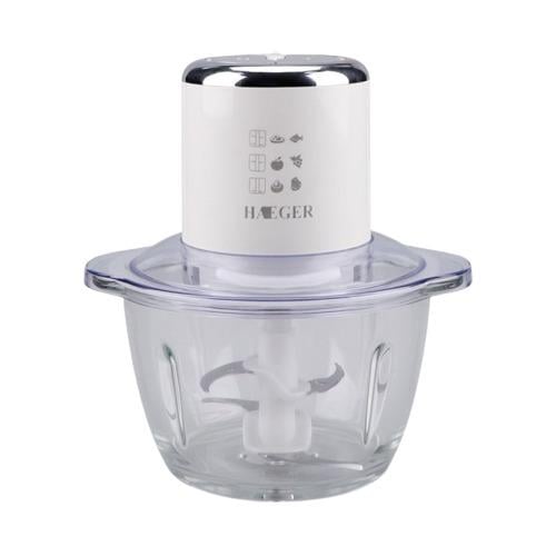 Блендер-измельчитель Haeger HG-7028W 2 скорости 200 Вт Белый (HG-7028W_737)