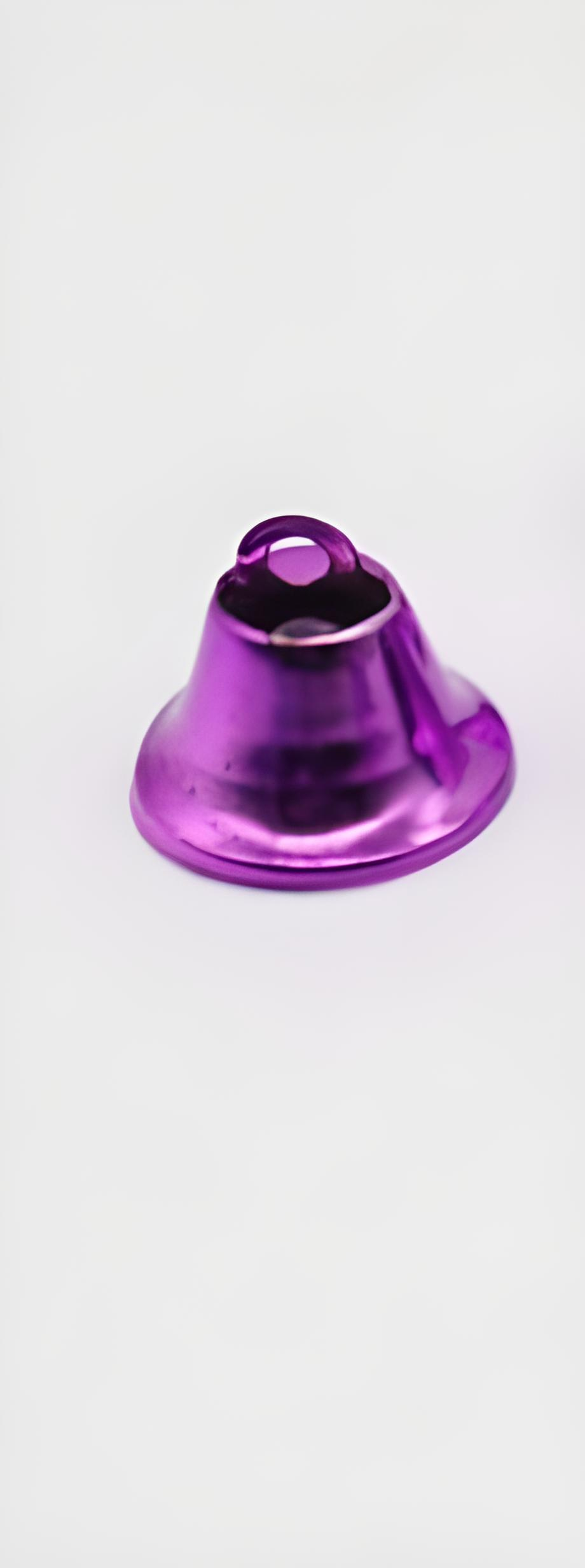 Заготовка колокольчик подвесной большой 20 мм Фиолетовый (К-034-0)