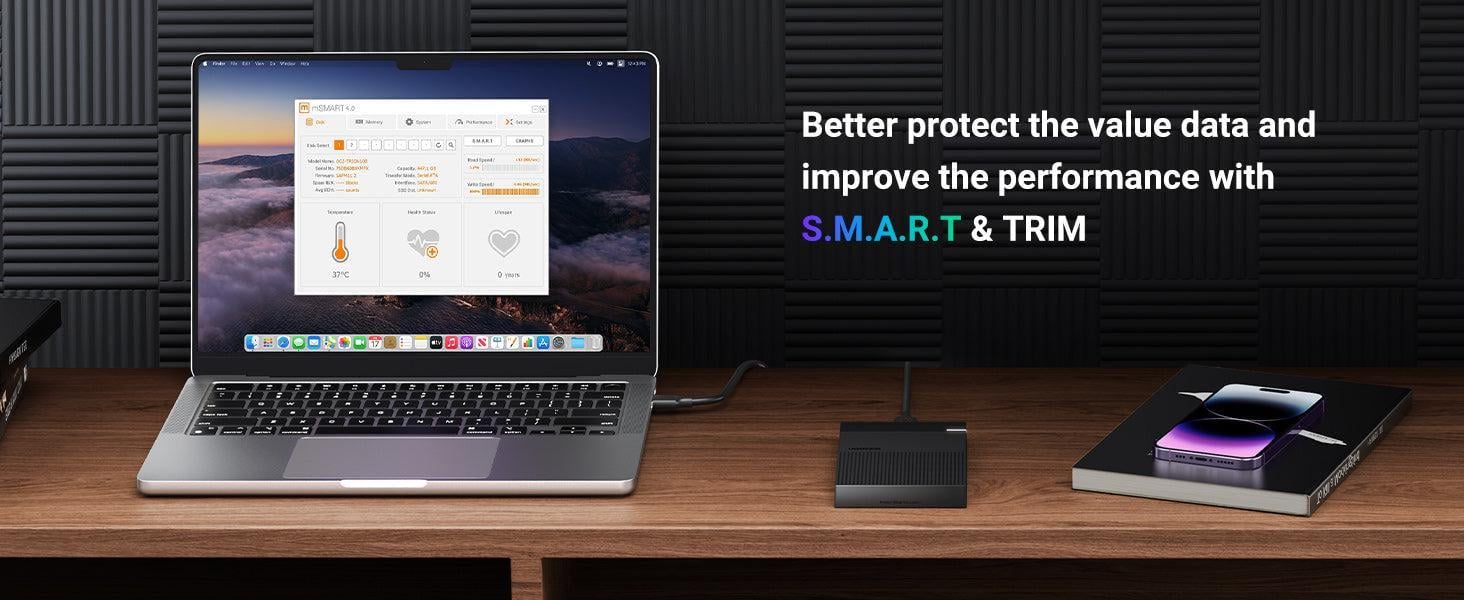 Корпус UGREEN для SSD/HDD 2,5"/5 Гбит/с USB 3.0 до SATA III с кабелем USB-Micro-USB Type-B Micro-B Черный (30725) - фото 11