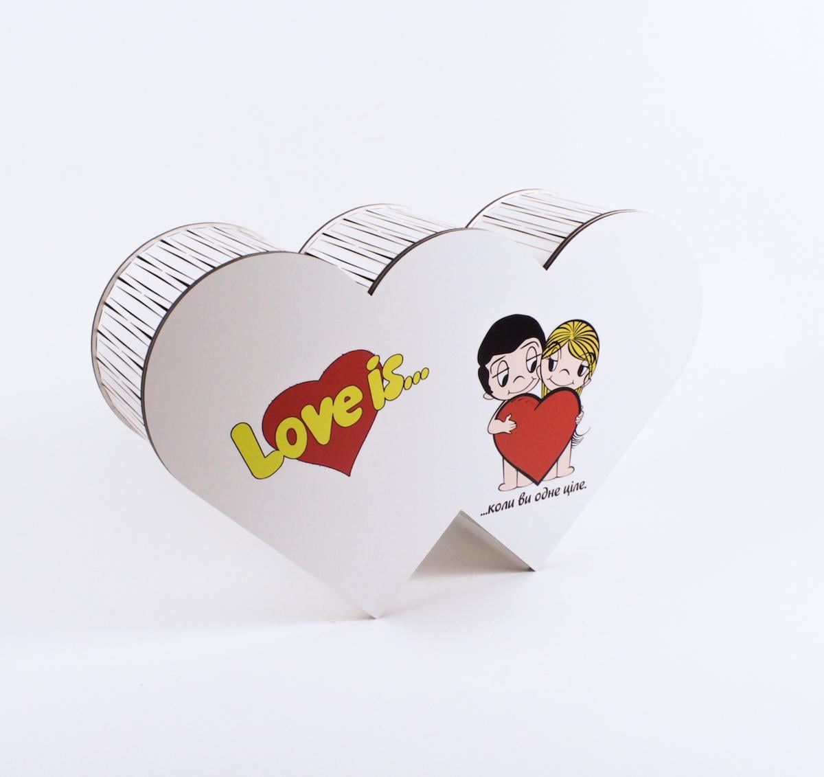Коробка два серця "LOve is...коли ви одне ціле" (4701)