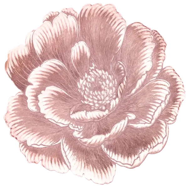 Килимок для сервірування столу Sakura 38 см Рожеве золото