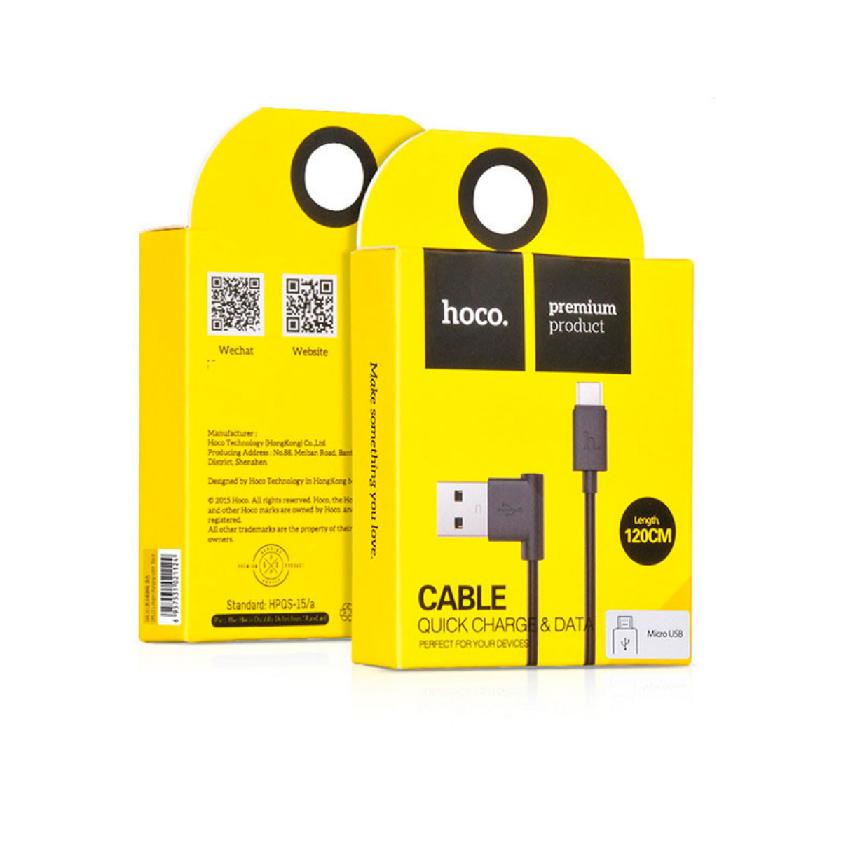 Кабель Hoco UPM10 L shape changing for micro USB Black - фото 2