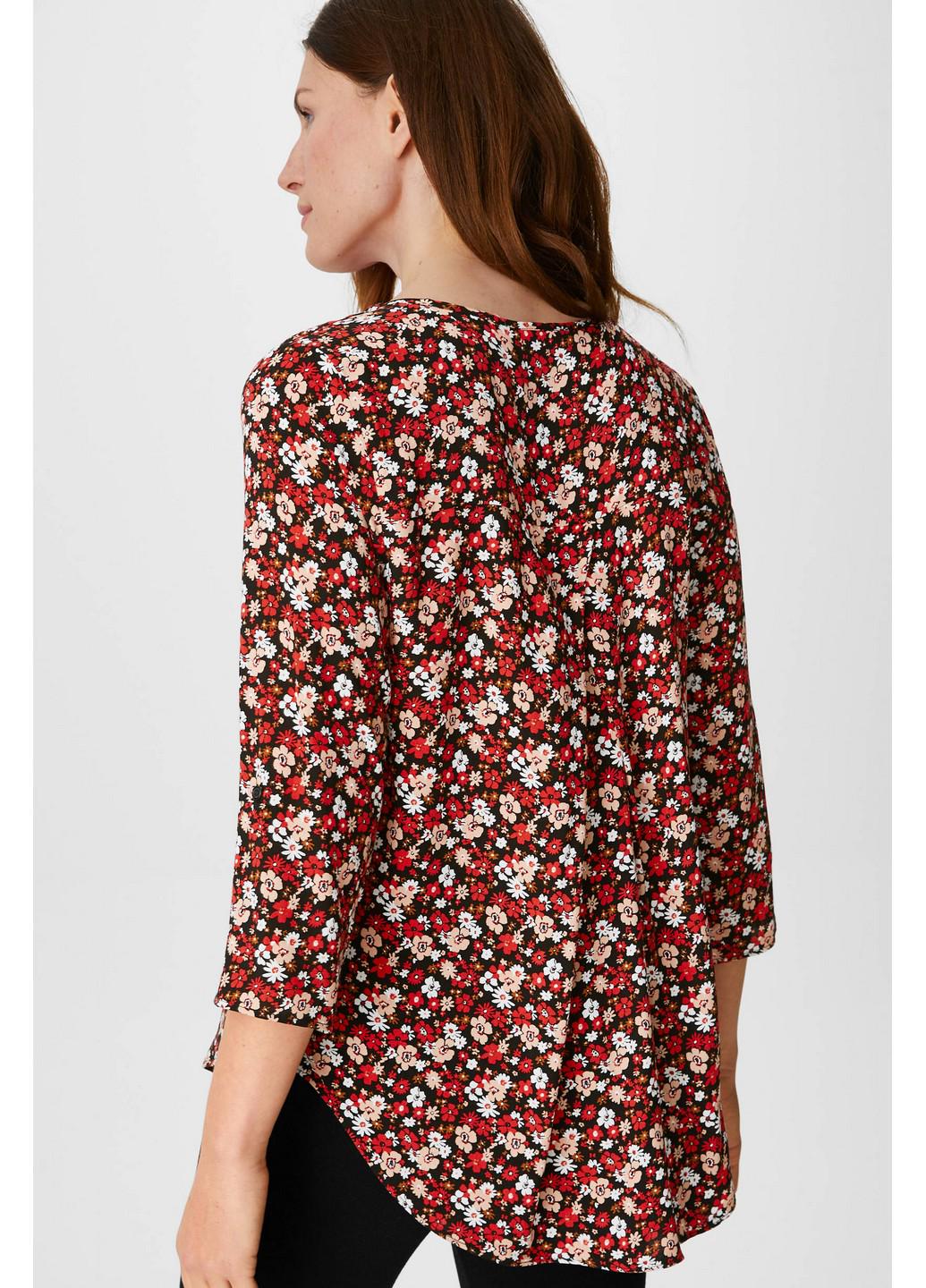 Блузка C&A 52 Чорний/Червоний (2000001275924) - фото 4 Блузка C&A 52 Чорний/Червоний (2000001275924) - фото 4