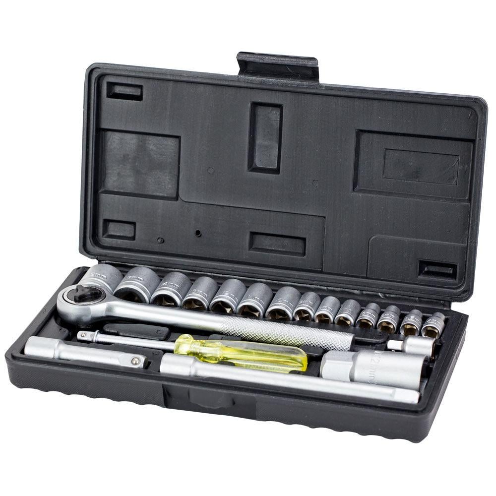 Набор насадок торцевых Grad в кейсе 1/4" 3/8" 20 шт. (6003055)