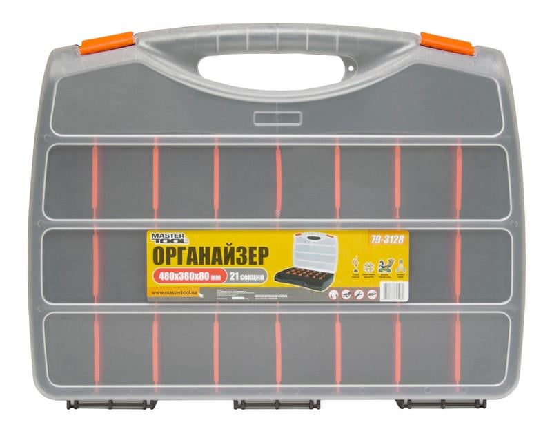 Органайзер Mastertool 24 секции 19" 480х380х80 мм (79-3128) Органайзер Mastertool 24 секции 19" 480х380х80 мм (79-3128)