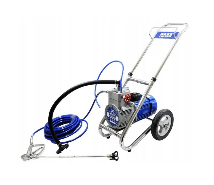 Краскораспылитель гидродинамический Bass Polska Airless 4532 220 бар мембранный безвоздушный для окрашивания стен и фасадов (4532)