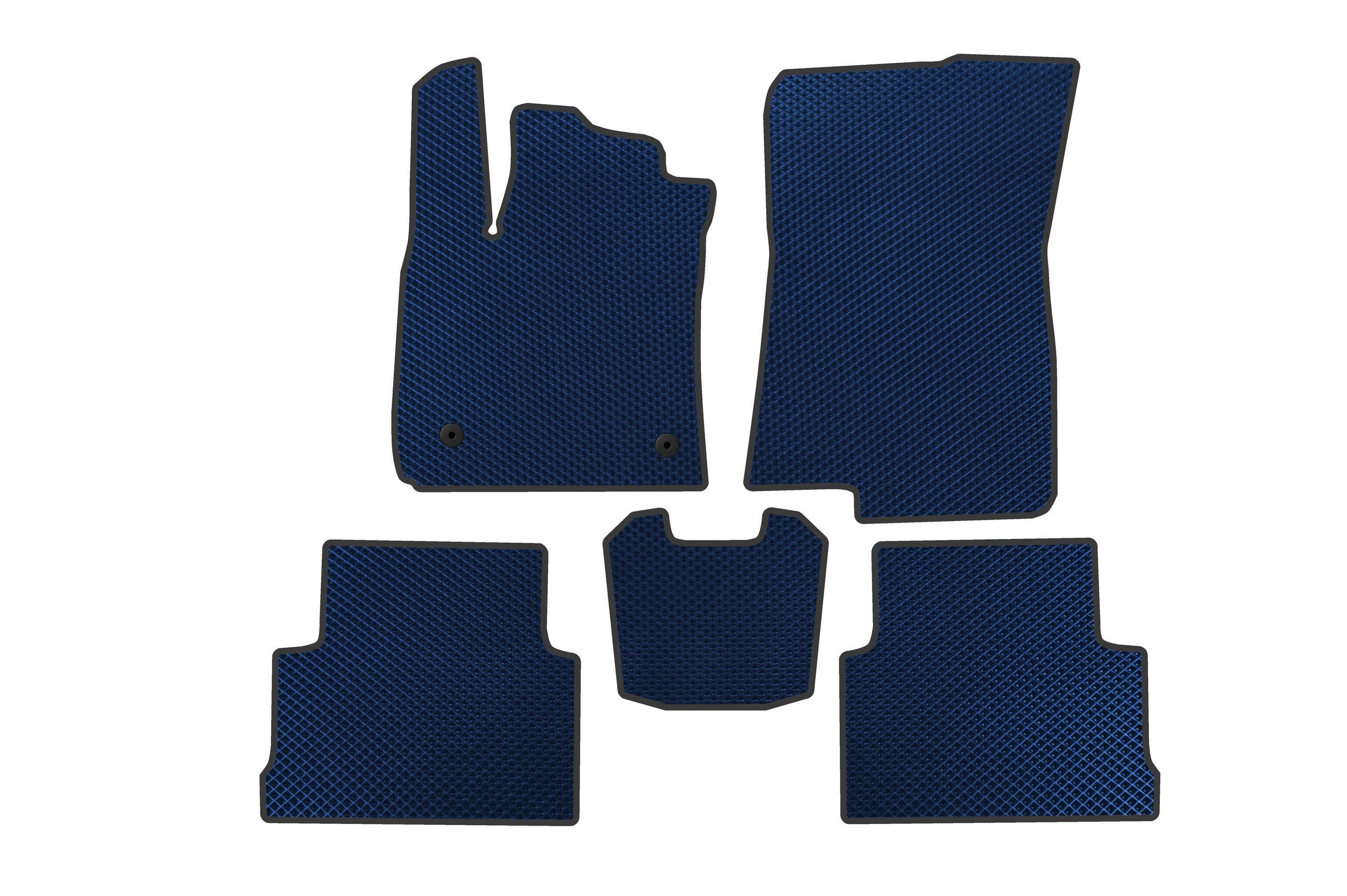 Коврики в автомобиль EVA 2 ряда Digital Designs для Dacia Jogger 2022- гг. этилвинилацетат Синий (183787)