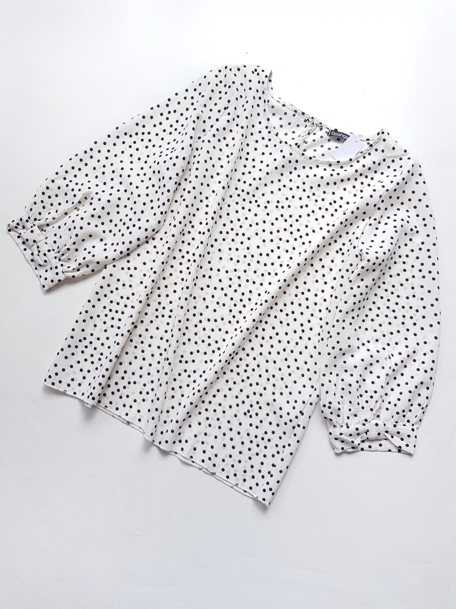 Блузка Boohoo L Белый (10311/46 UK12) - фото 4