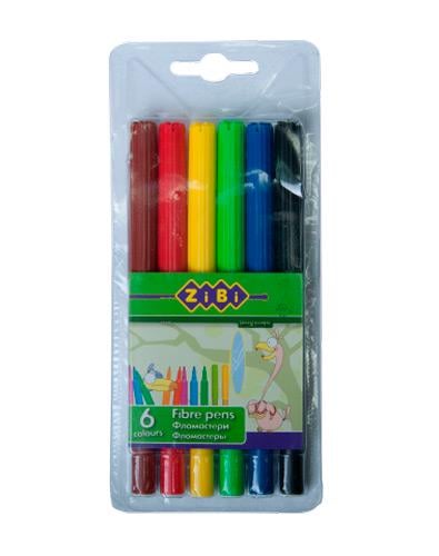 Фломастеры ZiBi 6 цветов (ZB.2801) Фломастеры ZiBi 6 цветов (ZB.2801)
