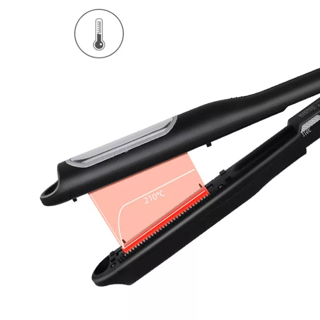 Стайлер для завивки волос Automatic Crimping Hair Iron 8040 с вращением нагревательных элементов (14639179) - фото 3