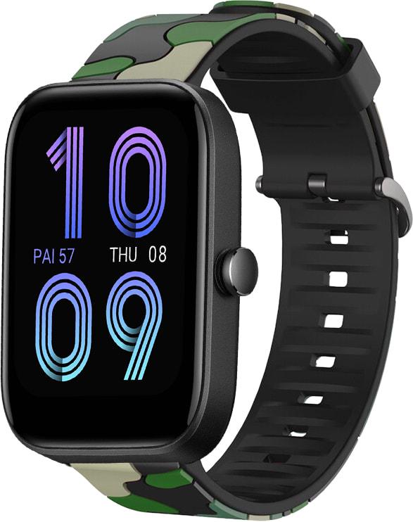 Ремешок Tactic Camouflage для Amazfit Bip 3/Pro Green (32919-08) - фото 1