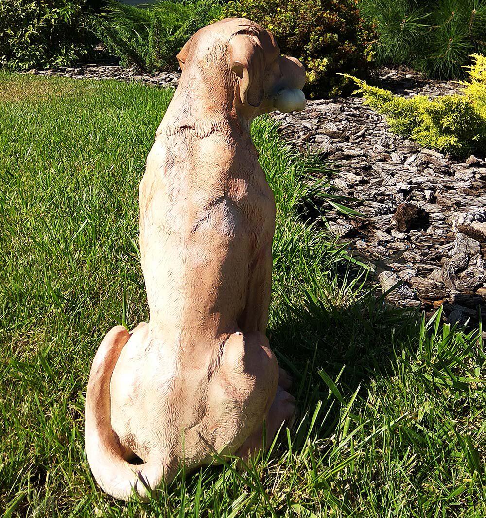 Садовая фигура собака Лабрадор с костью 44 см (816) - фото 4 Садовая фигура собака Лабрадор с костью 44 см (816) - фото 4