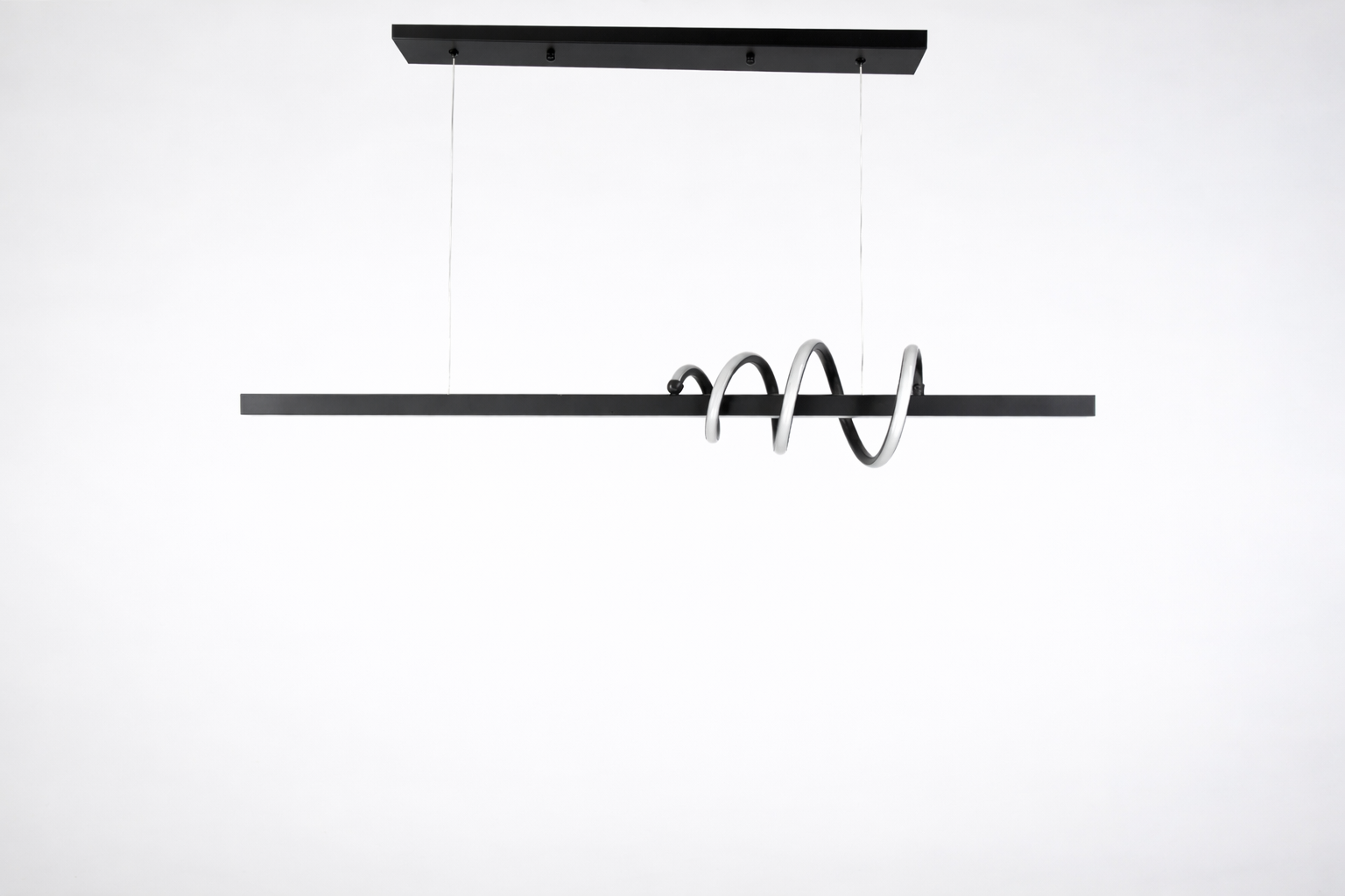 Люстра удлиненная Led Spiral Черный (BF12)