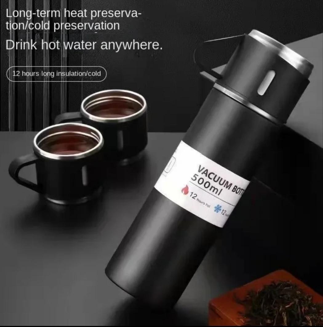 Термос Vacuum Flask SET вакуумний із нержавіючої сталі - фото 2 Термос Vacuum Flask SET вакуумний із нержавіючої сталі - фото 2