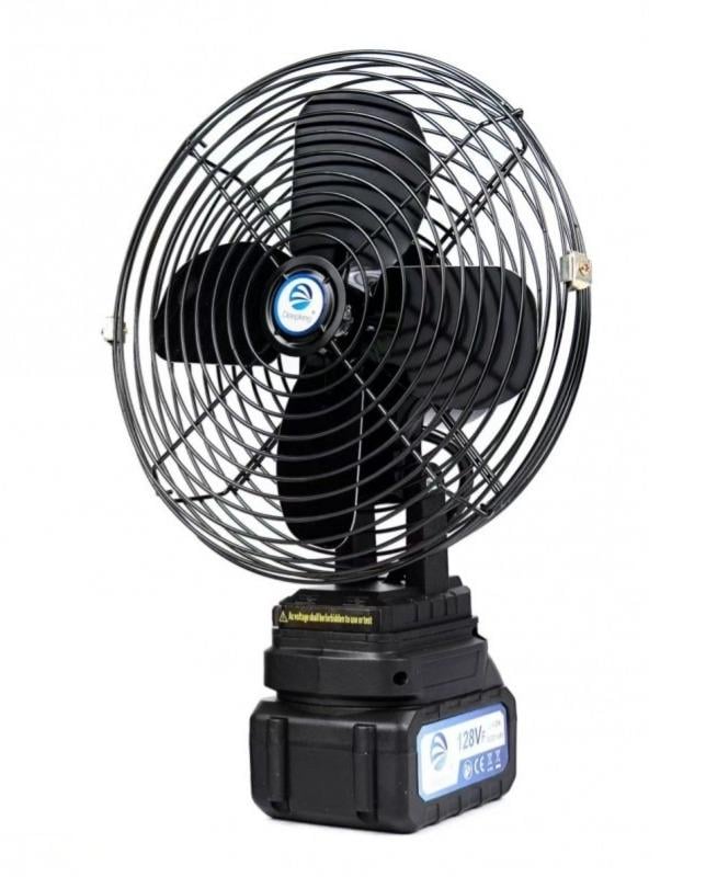 Вентилятор аккумуляторный настольный VAP-8 электрический с автооборотом 21 Вт 20 см (17193)