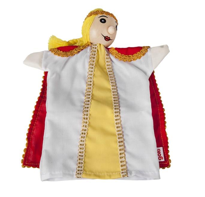 Кукла-перчатка тканевая GoKi Принцесса Белый/Красный (51992G)