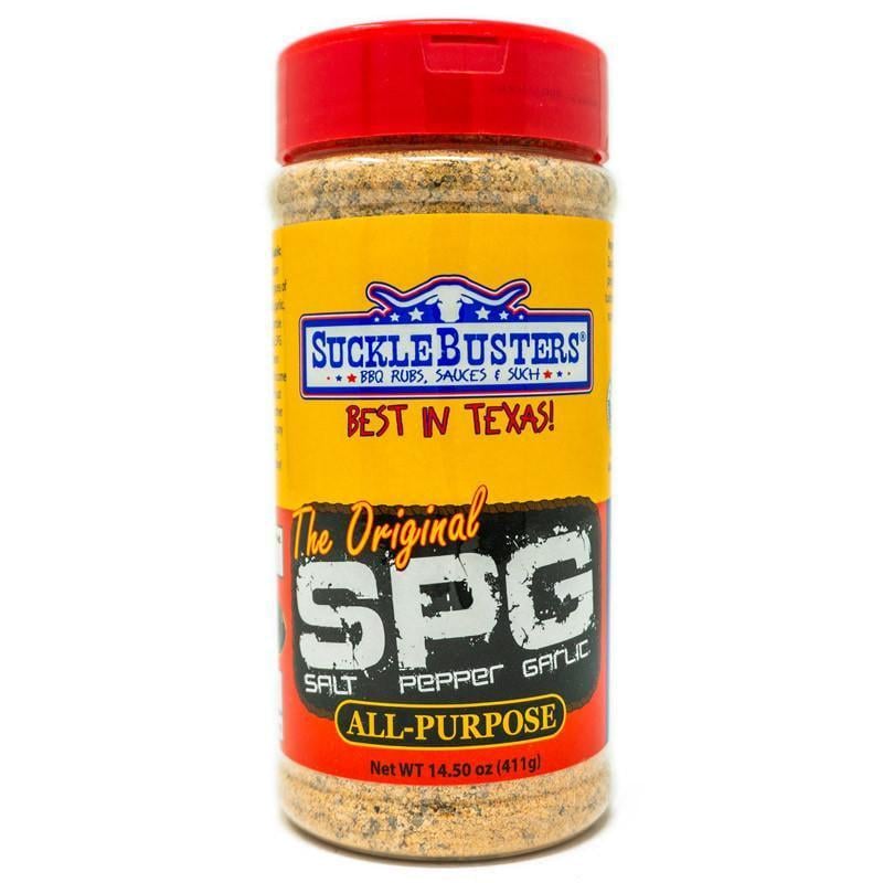 Приправа SuckleBusters SPG Salt Pepper Garlic - All-Purpose для барбекю универсальная 411 г (2281073228)