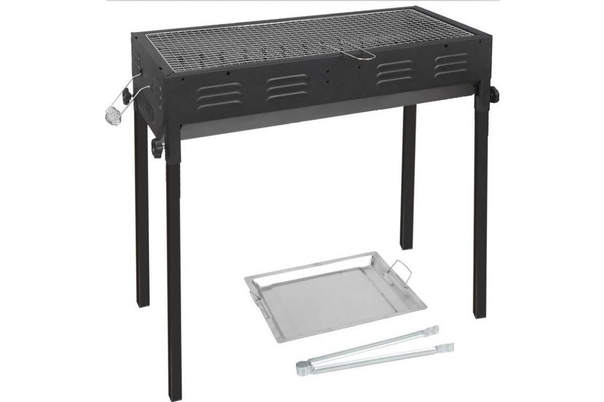 Мангал раскладной BARBECUE CA-03-1 30х66х60 см с решеткой/деком/щипцами (17142)