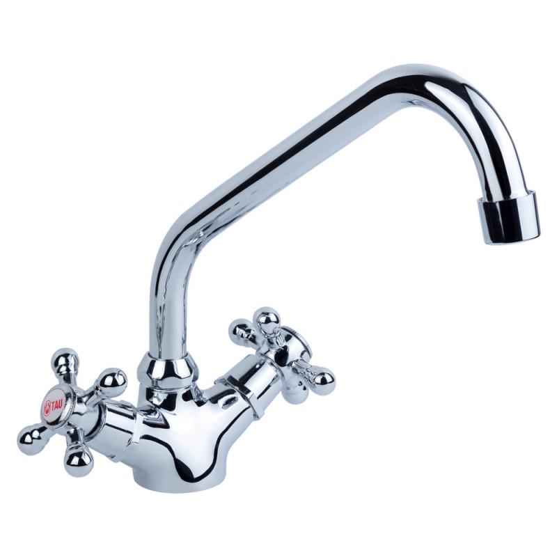 Смеситель для кухни TAU VD 1/2" на гайке (VD-4B161C)