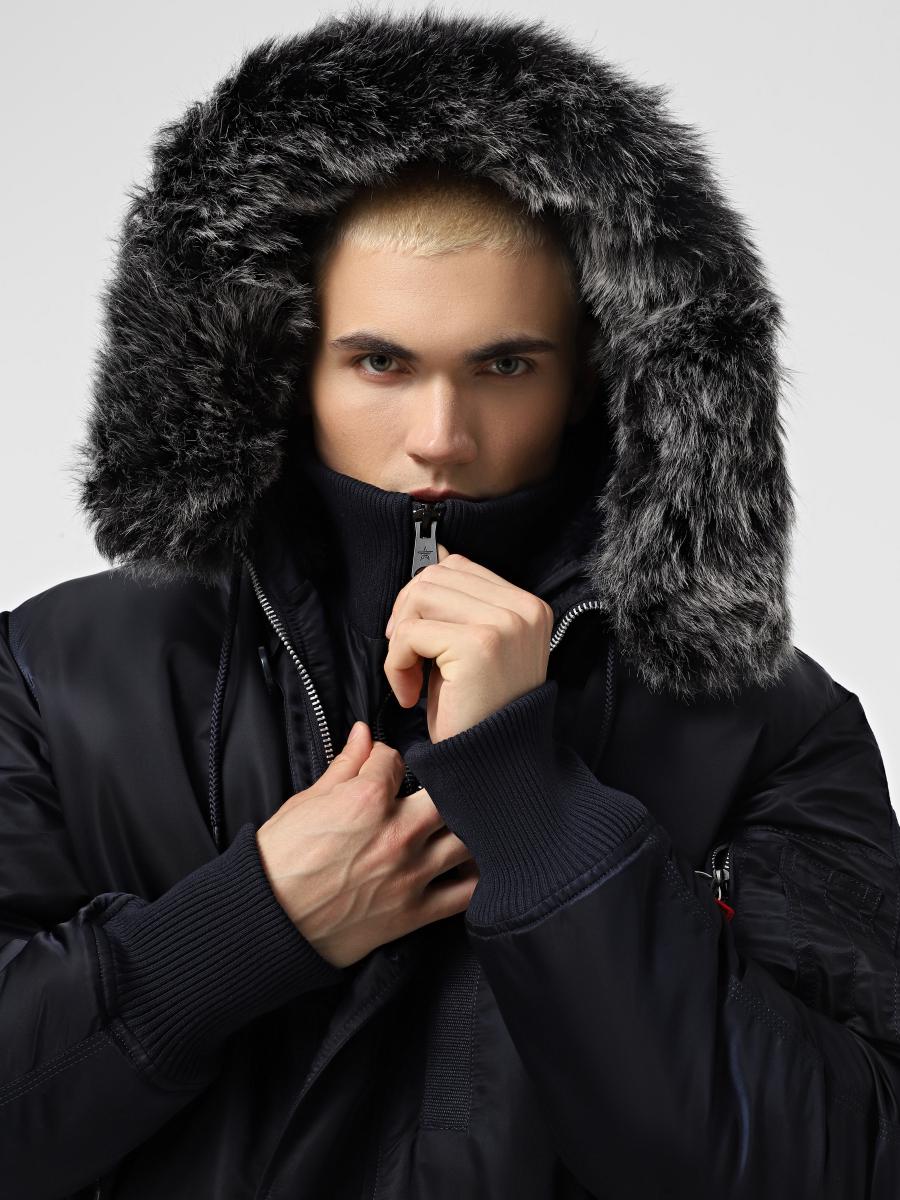 Куртка зимова коротка Airboss N-2B Starhawk L Синій (125591) - фото 5