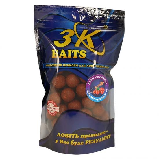 Бойл розчинний 3KBaits Кальмар-журавлина 20 мм 400 г (3KB1746)
