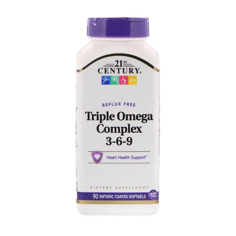 Омега комплекс Triple Omega Complex 3-6-9 90 Enteric Coated Softgels