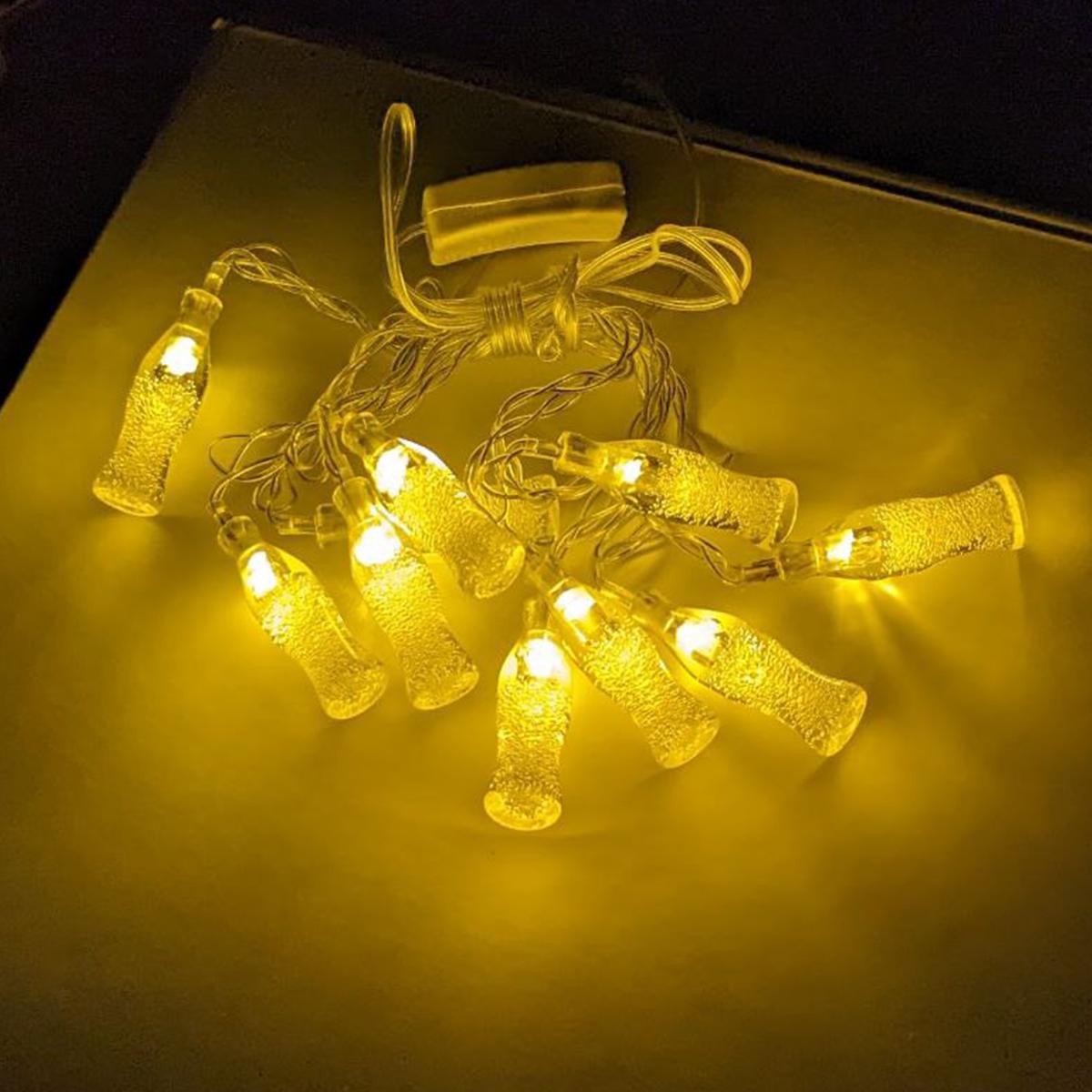 Гирлянда Бутылочки 2 м 10 LED от сети Теплый белый (ULT-2326137) Гирлянда Бутылочки 2 м 10 LED от сети Теплый белый (ULT-2326137)