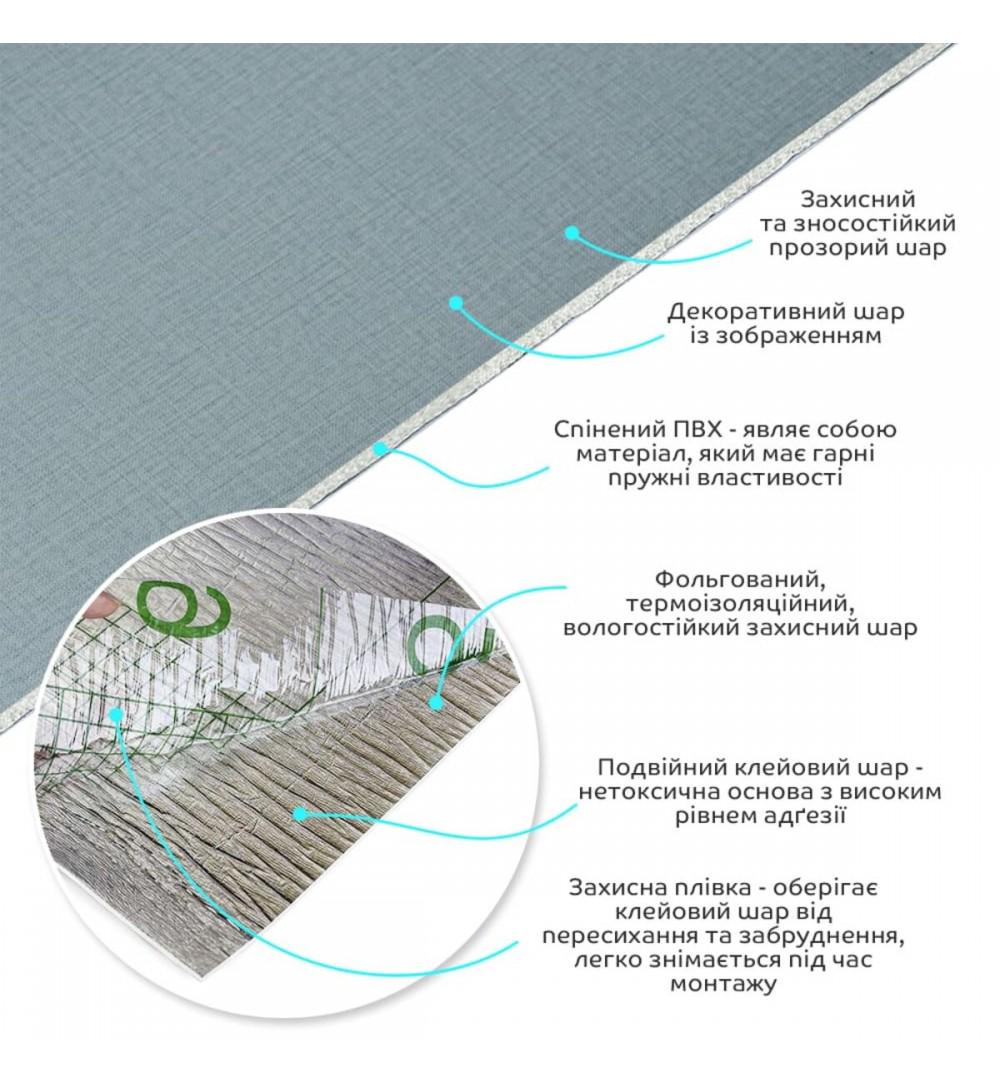 Плитка самоклеящаяся виниловая в рулоне 3000х600х2 мм 1 шт. (СВП-2037) - фото 2 Плитка самоклеящаяся виниловая в рулоне 3000х600х2 мм 1 шт. (СВП-2037) - фото 2