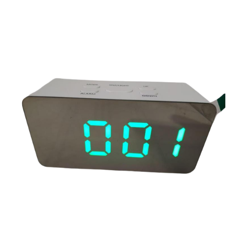 Часы настольные LED DS-3658L с подсветкой Белый/Зеленый (549715) Часы настольные LED DS-3658L с подсветкой Белый/Зеленый (549715)