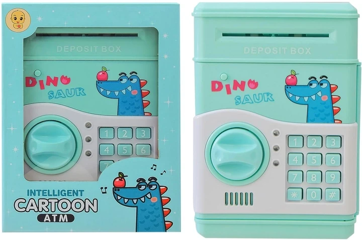 Скарбничка-сейф дитяча Блакитний (F851-B) - фото 2