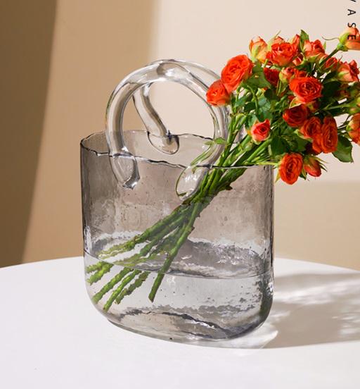 Ваза скляна 18659 19,5х28 см Чорний (5011894) - фото 2 Ваза скляна 18659 19,5х28 см Чорний (5011894) - фото 2