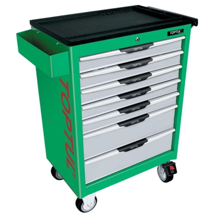 Набор инструментов Toptul в тележке Pro-Line 7 секций 227 ед. (GCAJ0012)