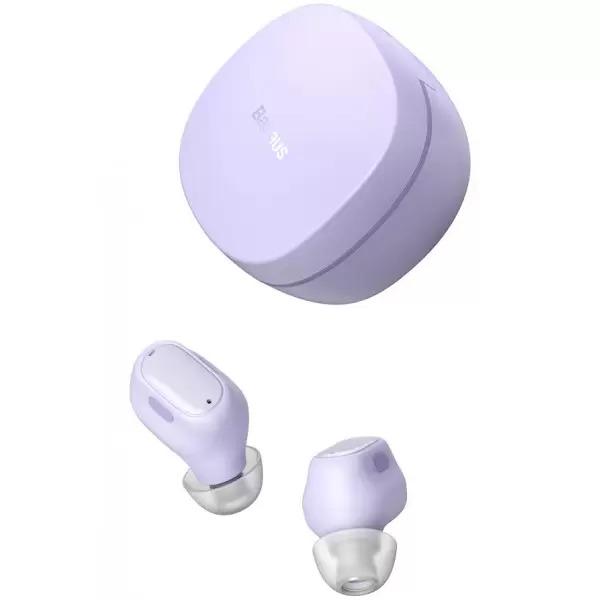 Наушники беспроводные Baseus Bluetooth Encok TWS WM01 Фиолетовый (658723) - фото 1