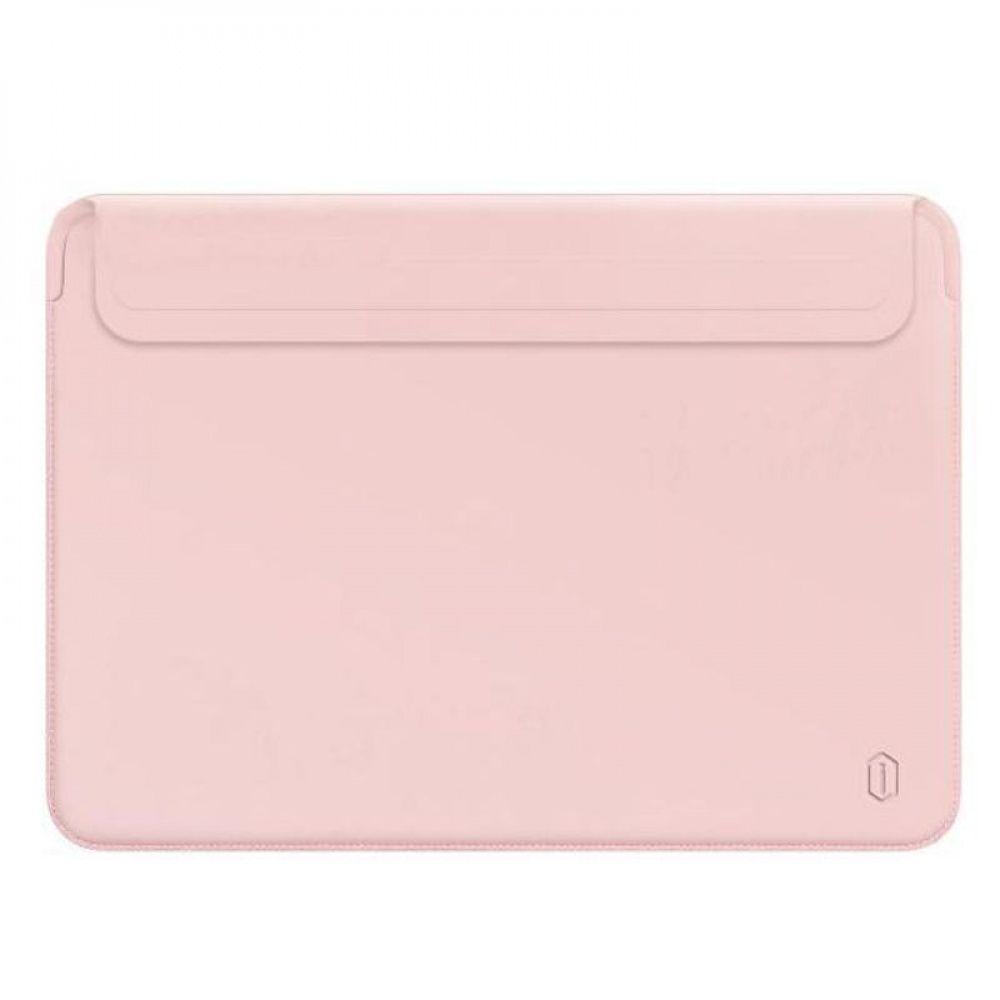 Чехол-сумка WIWU Leather Sleeve для MacBook Pro 15,4" Pink (c608734a)