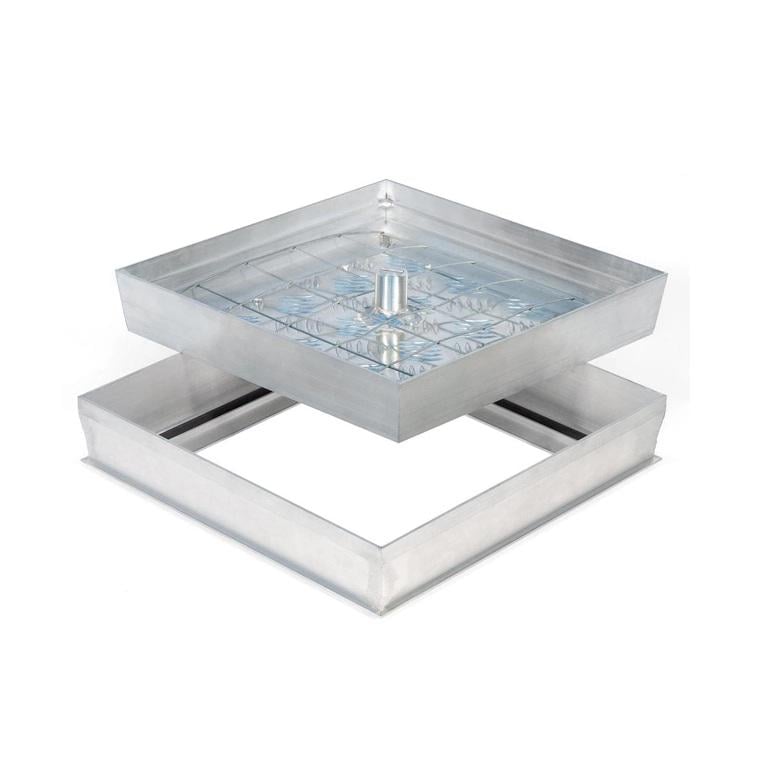 Люк ревізійний MasterLuki Лайт 200х200 мм підлоговий під плитку/паркет