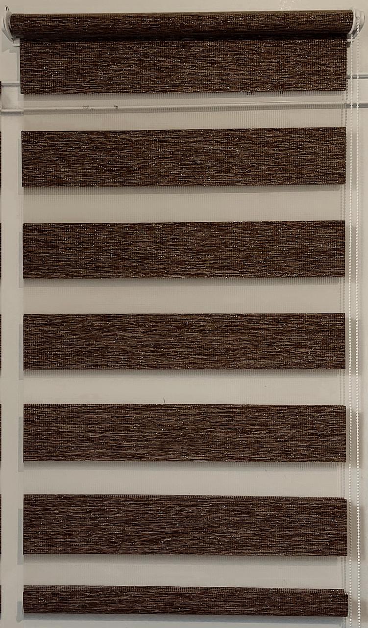 Рулонная штора день-ночь Miranda ВН-37 32,5х160 см Венге (ВН-37-55)