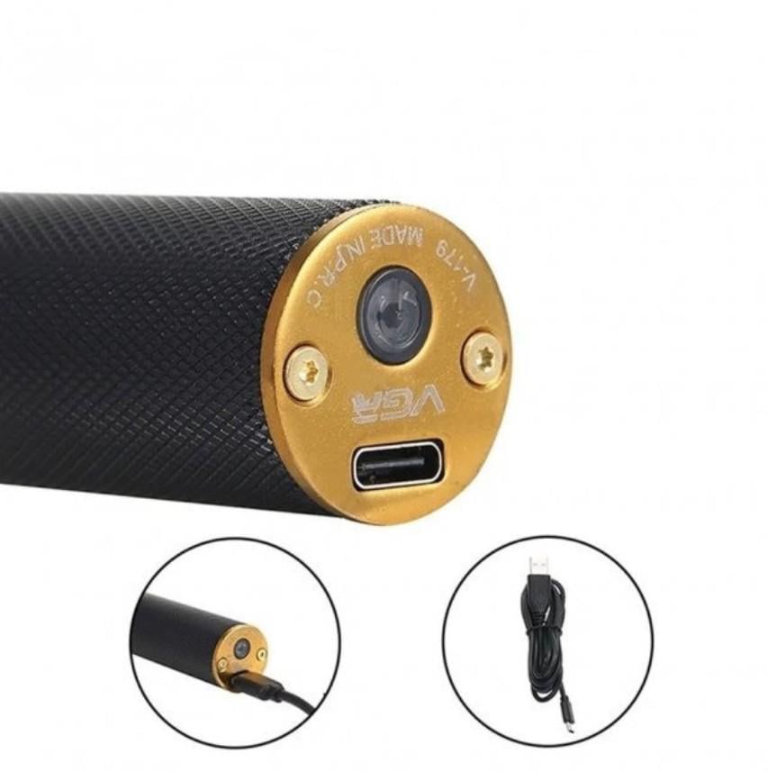 Тример для стрижки акумуляторний VGR V-179 для бороди та волосся/T-лезо/LED-індикатор 3 насадки (411) - фото 6 Тример для стрижки акумуляторний VGR V-179 для бороди та волосся/T-лезо/LED-індикатор 3 насадки (411) - фото 6