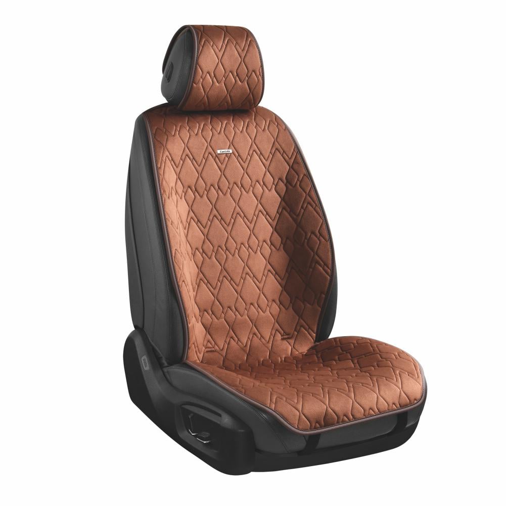 Комплект накидок для сидінь CarLife Racer Преміум Coffee (SC20404) Комплект накидок для сидінь CarLife Racer Преміум Coffee (SC20404)