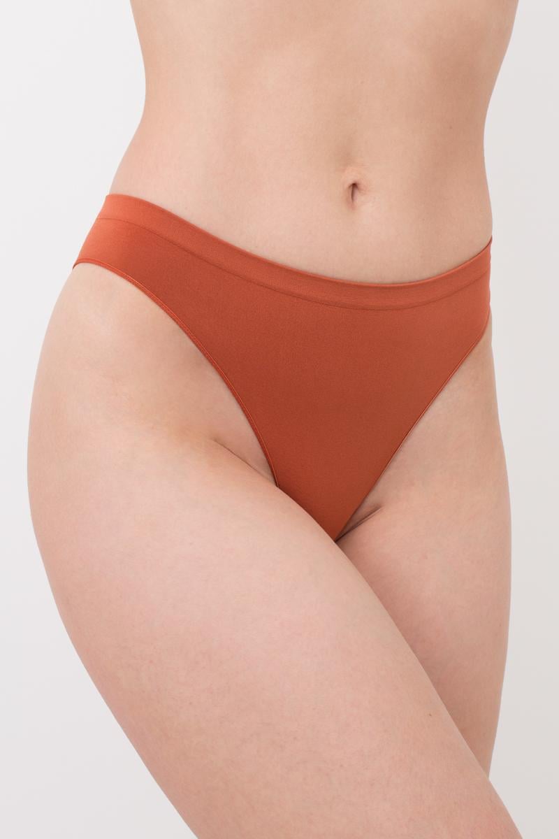 Труси жіночі Giulia BRASILIAN BRIEFS COLOR бразиліана безшовні S/M Orange (27068016)