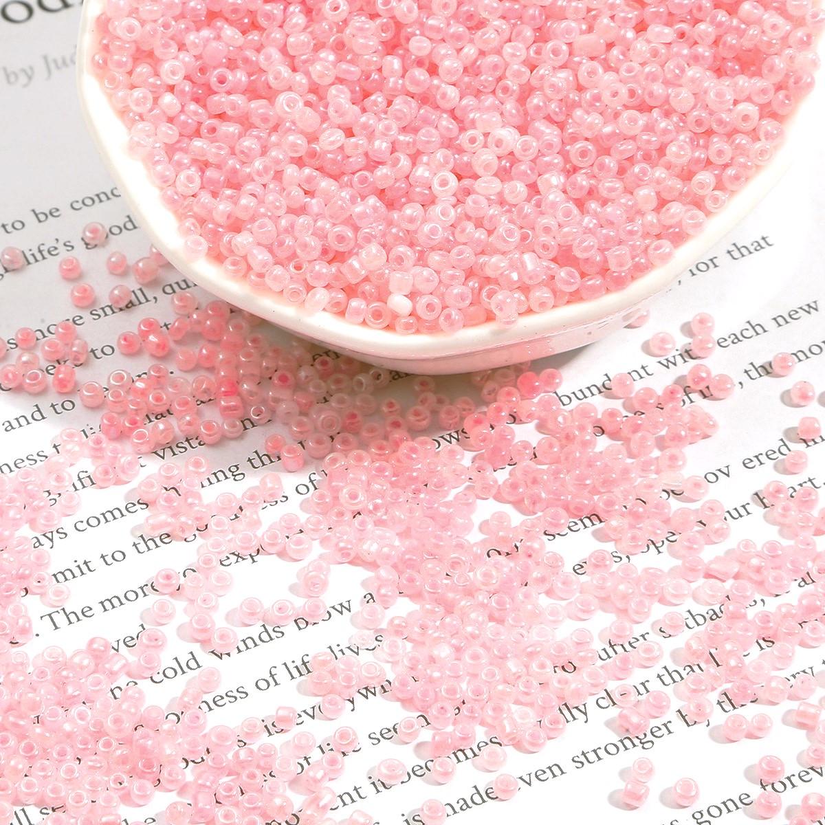 Бисер Блестящий 2 мм 50 г Розовый нежный (БР0002л59)