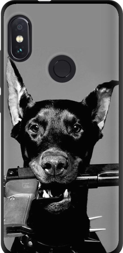 Чехол на Xiaomi Redmi Note 5 Доберман (2745b-1516-42517)