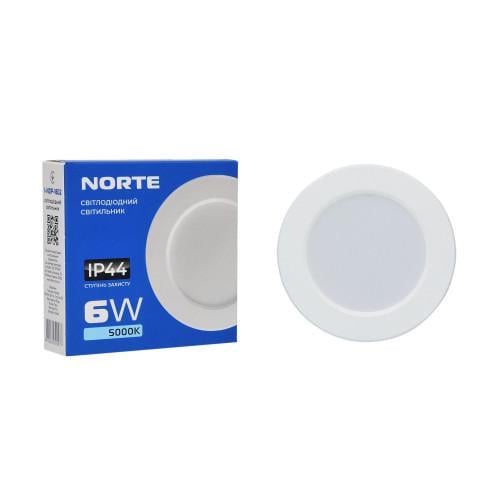 Светильник потолочный NORTE 1-NDP-1602 Круг 6W 5000K IP44 (27552096)