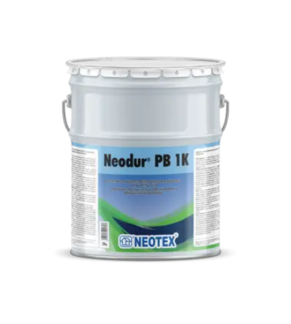 Покрытие гидроизоляционное Neotex Neodur PB 1K полиуретановое/водонепроницаемое для бетона/фундаментов/террас 23 кг Серый (2075031180)