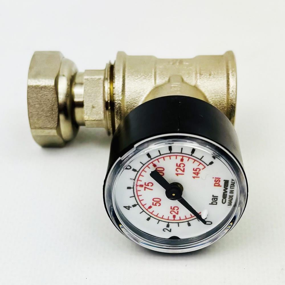 Манометр Kvant Laboratory Boiler Series з накидною гайкою 10 бар 3/4" (26066740)